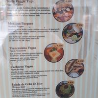 menu at Pastelaria Tupi in Porto