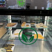 Vegan counter (normally fuller than this)  at Pastelaria Tupi in Porto