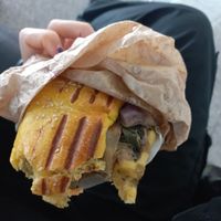 shooms and veggies sandwich at Pastelaria Tupi in Porto