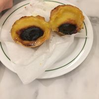 Vegan pastel de nata  at Pastelaria Tupi in Porto