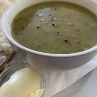 Leek & potato soup   at North Point Cafe in St Andrews