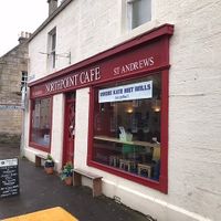 Cosy cafe once frequented by royalty  at North Point Cafe in St Andrews