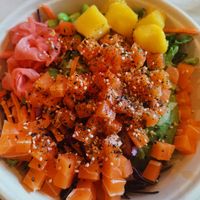 Vegan poke bowl at Oh Poké in Stockholm