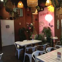 Inside at Oh Poké in Stockholm