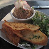 French lentil walnut spread with crostini at Encuentro in Oakland