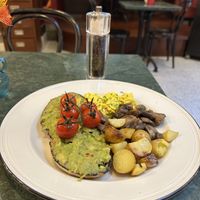 vegan breakfast  at Bewley's in Dublin