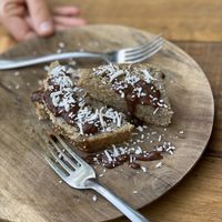 Banana bread  at Liefs in Tulum