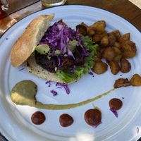 Mushroom sandwich  at Liefs in Tulum