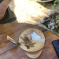 Iced coffee  at Liefs in Tulum