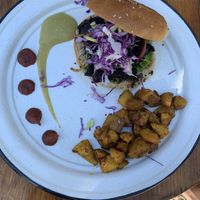 Mushroom sandwich  at Liefs in Tulum