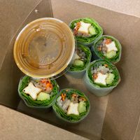 Fresh rolls with tofu (vegan) at Kaosamai in Seattle