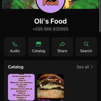 Update from WhatsApp.  at Oli's Food in Fernando De La Mora