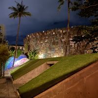 Outside at potato head.  Beautiful resort where Tanaman is located!  at Tanaman in Seminyak