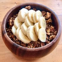 Small custom bowl at Projeto Acai in Dubai