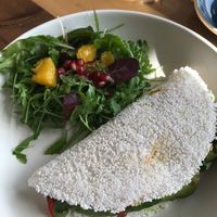Vegan tapioca crepes at Projeto Acai in Dubai