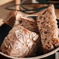 Bread at Prana Restaurant in Lyon