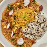 Chili sin Carne  at Prana Restaurant in Lyon