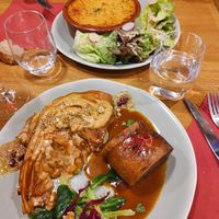 Réveillon de Noël 2025 (rôti de Seitan) at Prana Restaurant in Lyon