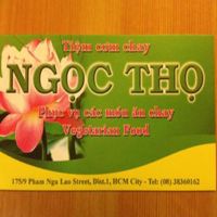 Business card - front at Ngoc Tho in Ho Chi Minh City