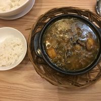 Tofu and mushrooms in Chinese ginger sauce = 60,000 VD at Ngoc Tho in Ho Chi Minh City