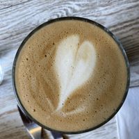 ‘dirty chai’ (coffee with chai) at Farm2Table - Davidshall in Malmo