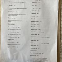 drinks / menu at Farm2Table - Davidshall in Malmo