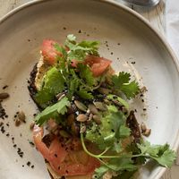 Avocado toast 😍  at Farm2Table - Davidshall in Malmo
