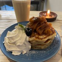 Apple pie pancakes  at Farm2Table - Davidshall in Malmo
