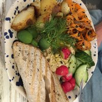 Humus bowl   at Farm2Table - Davidshall in Malmo