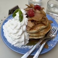 Apple pancakes (without hazelnut)  at Farm2Table - Davidshall in Malmo