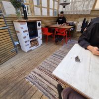 A part of outside terrace at Farm2Table - Davidshall in Malmo