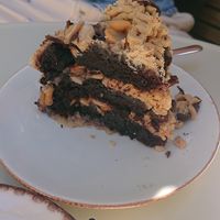 Peanut chocolate cake! at Farm2Table - Davidshall in Malmo