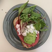 Avocado toast at Farm2Table - Davidshall in Malmo