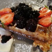 Berries Waffle at Farm2Table - Davidshall in Malmo