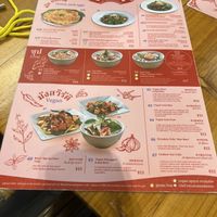 Vegan section   at Sawasdee Thai Restaurant in Central Singapore