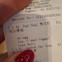  at Sawasdee Thai Restaurant in Central Singapore