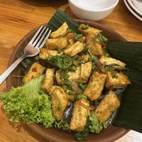 Basil tofu   at Sawasdee Thai Restaurant in Central Singapore
