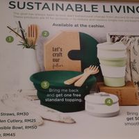 Sustainable usage at SaladStop in Kuala Lumpur