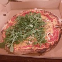 Mushroom and trufata pizza at Black Isle  in Fort William