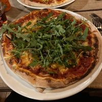 Vegan tartoffu pizzaa  at Black Isle  in Fort William