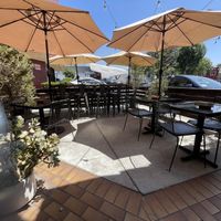 Patio is lovely!  at Love Organic Cafe in West Hollywood