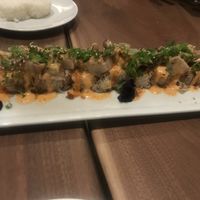 Fire roll with rice paper at Love Organic Cafe in West Hollywood