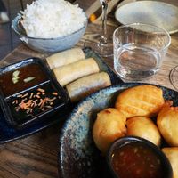 The Fifth Element and No More Nuggets with tofu.   at Pat's Place in Stockholm