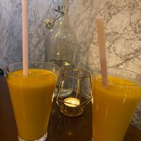Vegan Mango Lassi at Masala Masala - Sveavägen in Stockholm