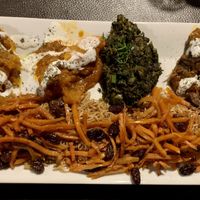 Vegetable Platter with Almond Yogurt Sauce  at Aracosia McLean in Mclean