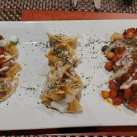 Vegan dumpling sampler, divine. New vegan gf wrapper at Aracosia McLean in Mclean