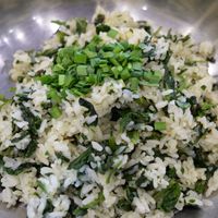 Super healthy and vegan~!
Korean Thistle Bibimbap (Gondeure Bap, 곤드레밥, 9,000won) at Hyundaiok in Jeonju