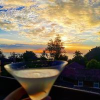 Lychee martini 🍸 at Barracuda in Koh Tao