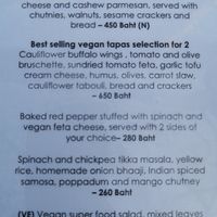Vegan dishes at Barracuda in Koh Tao