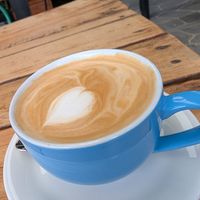 Oat flattie at Moon Rabbit in Preston